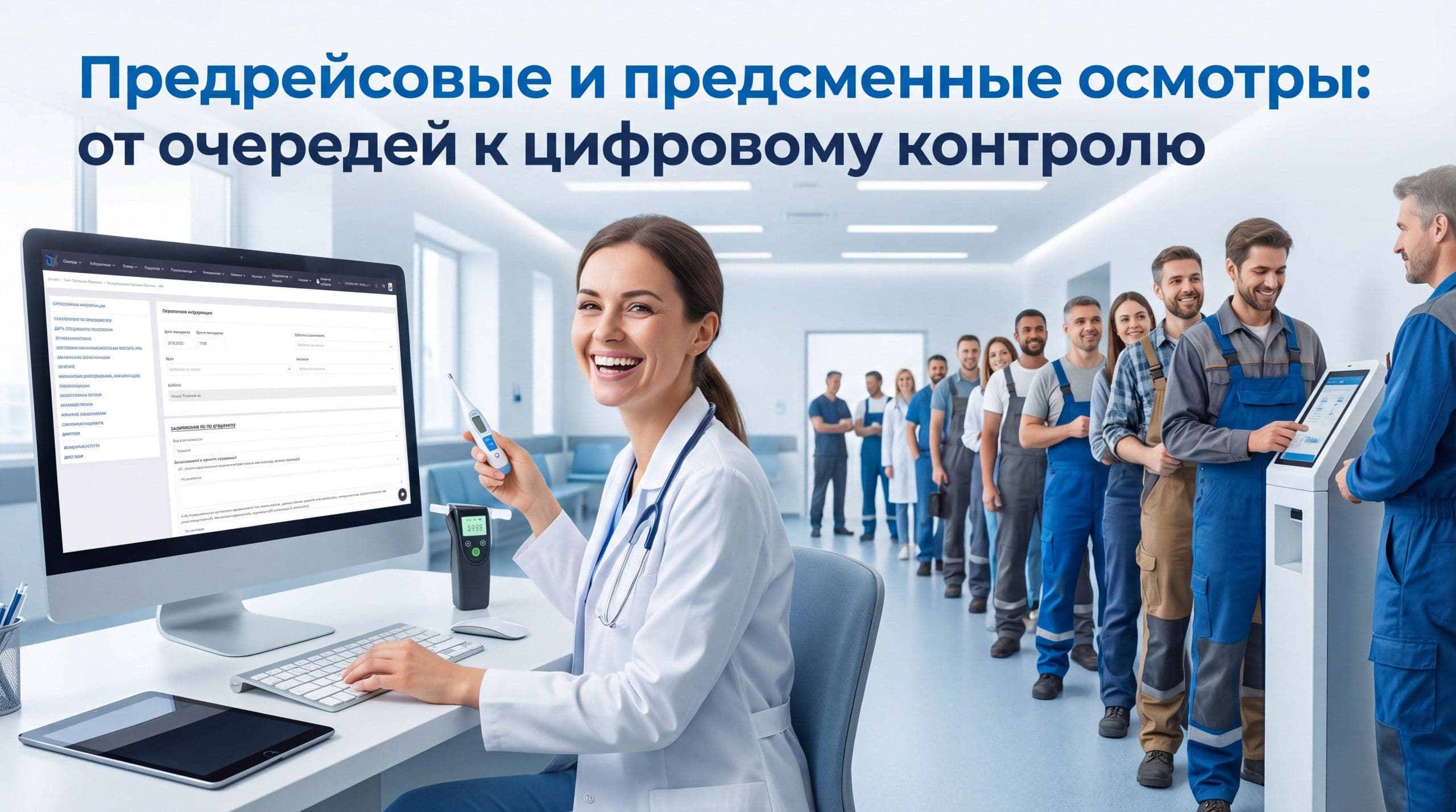 Предрейсовые и предсменные осмотры: от очередей к цифровому контролю
